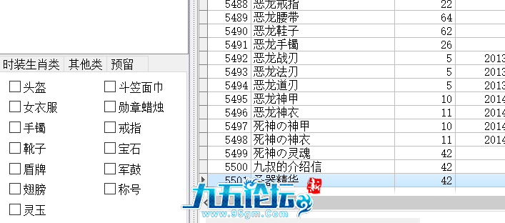 物品